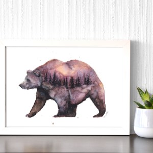 Művészi nyomat - Az erdő őre