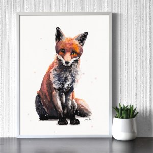 Művészi nyomat - Róka bébi