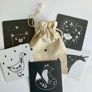 Pici pakli - kontrasztkártyák babáknak