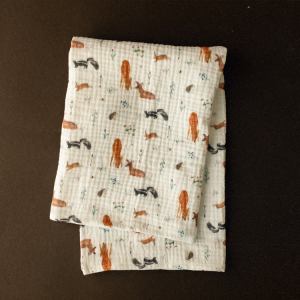 Muszlin babakendő - Mezei találkozó