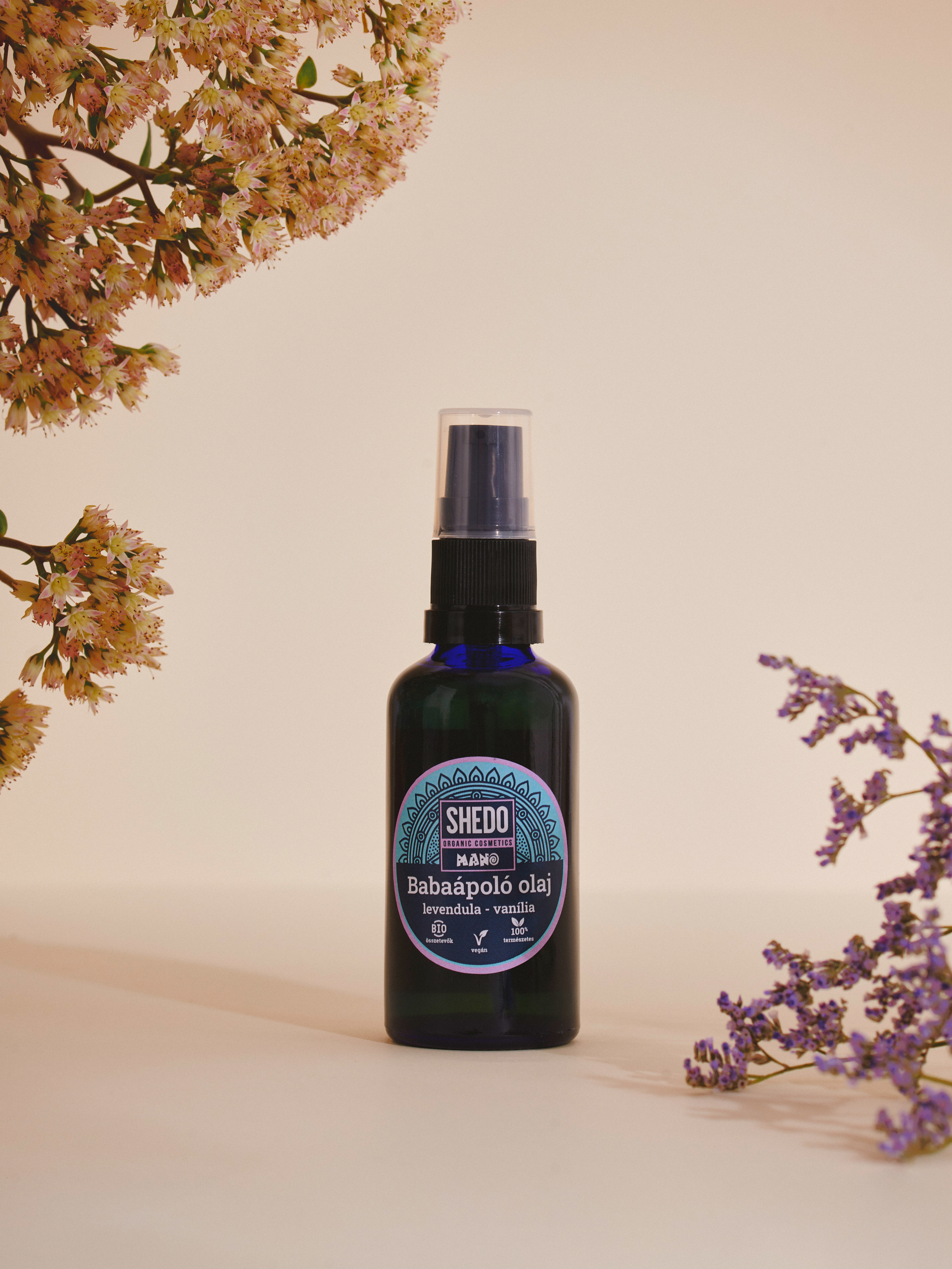 Manó babaápoló olaj - levendula-vanília - 50 ml